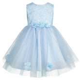Vestido de Fiesta Azul para Niñas de 3 a 10 Años - Gerat